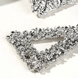 Glam Triangle Dangle Earrings & Hair Clips